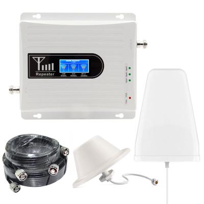 China 23*18.2*2.1cm Signal Supplement 900mhz 1800mhz 2600mhz Mobile Phone Signal Booster Network Cellular Repeater for sale