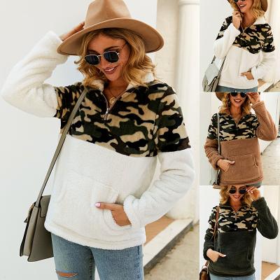 China Autumn And Winter New Long Sleeve Sweater Leopard Quilted Plush Waterproof Free Shipping Pullover for sale