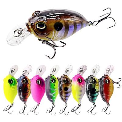 China Hot Sale Crankbait Wobbler 6cm Sequins 8.4g Outdoor Fishing Lure Artificial Hard Bait Crankbait for sale