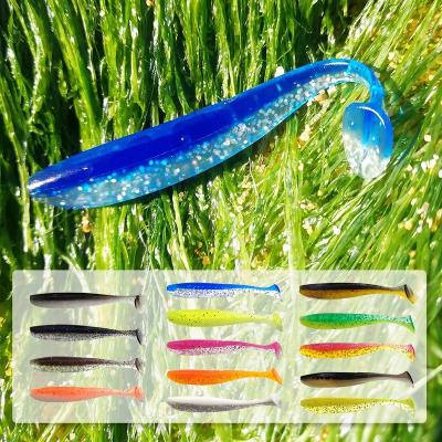 China Environmentally Friendly PVC Tail Paddle Soft Plastic Lure for sale