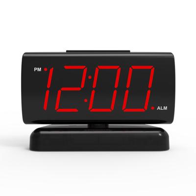 China LUMINOVA Factory Sells High End Screen To Show Time With Turning Base Digital Alarm Clock for sale