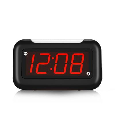 China Unique Antique Style 1.4-Inch Led Digital Display Nap Function Red Usb Charging Original Alarm Clock for sale