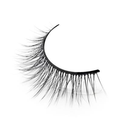 China Wholesale 3D Volume Shemical Full Natural Fiber False Eyelashes Premium Synthetic Volume Natural Eye Lashes Manufacturer for sale