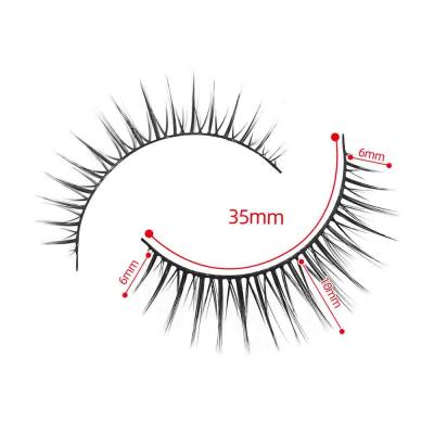 China Wholesale Full Volume 100% Real Lash Case Black Cotton Band Customized Mink Natural Chemical Fiber Eyelasheswholesale whips real 3d volume MI for sale