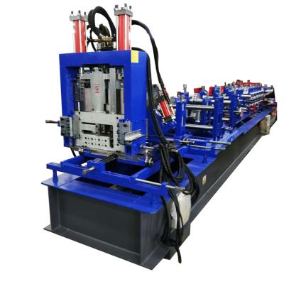 China High Speed Strong C Purlin Roll Forming Machine Pressure Vessel Chain System Drive for sale