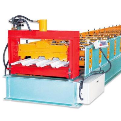 China Concrete Roof Floor Deck Roll Forming Machine Automatic Hydraulic Cutting zu verkaufen