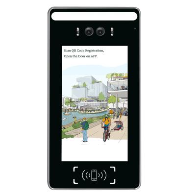 China 8inch face recognition SDK with VF700 7 inch visual access control and attendance intercom for sale