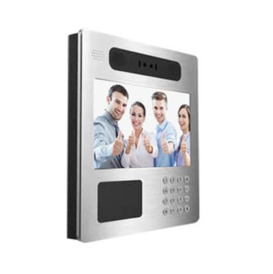 China Wireless Multi Intercom Visual Facial Recognition Motion Detection Apartment Door Phone Access Control for sale