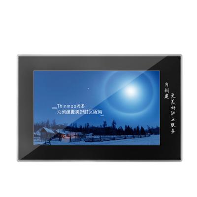 China Touch Screen 7 Inch Touch Screen Ethernet Monitor Inercom Door Controller Access Control Wireless Indoor Extension H801 for sale