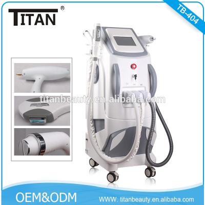 China Hottest acne treatment 4 in 1 elight ipl single shr rf nd yag laser tattoo removal/hair removal machine for sale