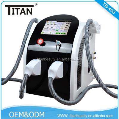 China Painless Acne Treatment Newest Technology SHR IPL Hair Removal Laser Machine OPT+IPL+Elight+shr machine Chamber use 2 in 1 single elight ipl shr rf for sale