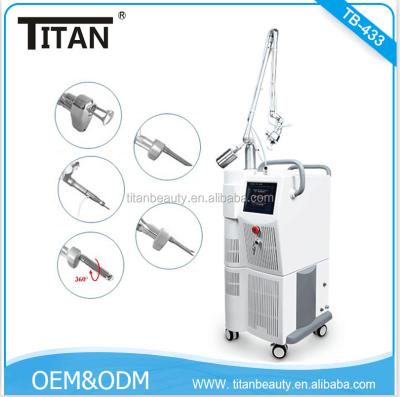 China TB-433 Anti-puffiness aliexpress hospital equipment medical co2 laser partial skin Europe home tightening machine for sale