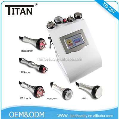 China 2017 Best Selling Weight Loss 5 in 1 Ultrasonic Cavitation 40hz RF Tripolar Machine with CE for sale