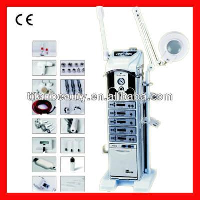 China 2013 multifunctional new type 17 in 1 ultrasonic galvanic facial machine for sale