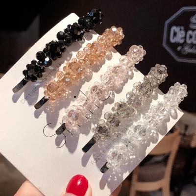 China 2022 Latest Style High Quality Fashion Crystal Bb Hairpin Beaded Hair Clip Women Hair Clip for sale