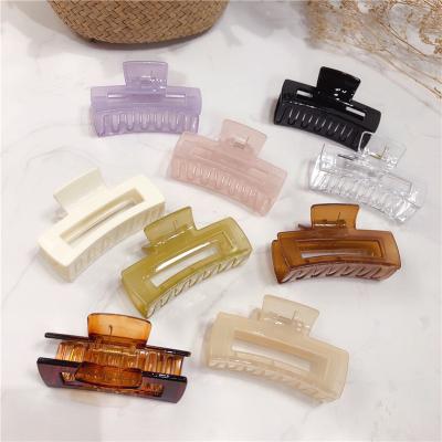 China New Temperament Hot Korean Stylish Soft Hair Claw Female Bath Remover Hair Claw Hair Accessories for sale