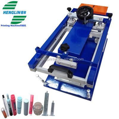 China Garment Shops Hot Sale Manual Cylindrical Screen Printing Machine Paper PP PET Ceramic Cups Mug Bottle Manual Screen Printer for sale