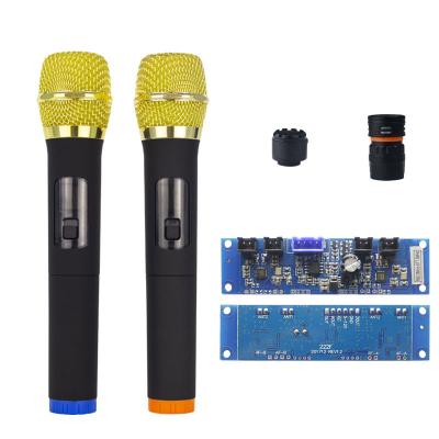 China Headset Microphone Free Sample UHF Wireless Microphone With Dual Display Wireless Microphone for sale