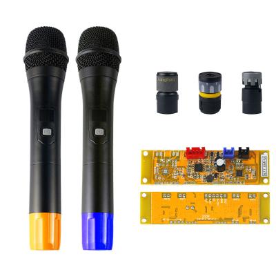 China Wholesale professional headset microphone factory microphone isolation shield 3.5MM studio, wireless microphone 4 system for sale