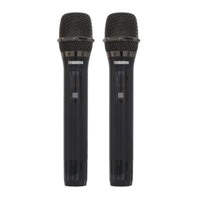 China Professional Headset Microphone UHF Karaoke Speaker with Microphone Wireless System for Video for sale