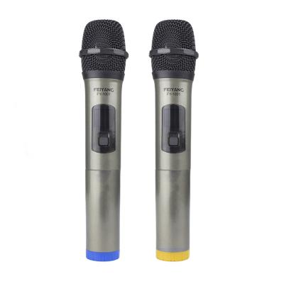 China High Headset Microphone UHF Electronic Wireless Professional Sound Card Microphone For Singing Party Cerebrate for sale