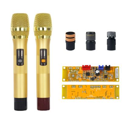 China Guangzhou Baiyun TEMEISHENG handheld entertainment equipment mobile podcasting microphone factory price interview wireless microphone. for sale