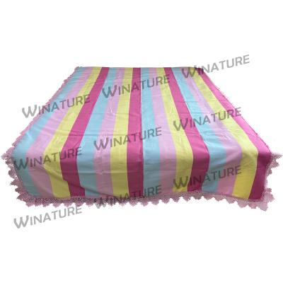 China Pink Yellow King Size Bedsheets Bedding Sets Winature Plum Red Quality Designer Bedsheet Set Anti-Static High Weight 4 Colors for sale