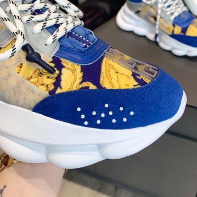 China Cushioning popular fashion brand shoes lace-up walking casual shoes chain reaction multi-rubber platform casual shoes for sale