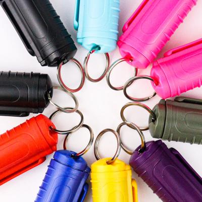 China Wholesale Price Protective Plastic Self-defense Shell Products 20ml US Shipping Main Chain Key Chain For Women for sale