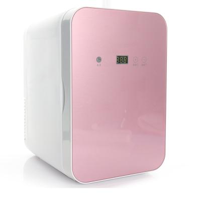 China COMPRESSOR Mini Fridge Nevera For Refrigerator Makeup Cosmetics Portable Freezer Bedroom Hotel Cosmetic Sales for sale