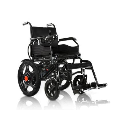 China Rehabilitation Therapy Supplies Cheap Price Folding Electric Wheelchair 100KG for sale