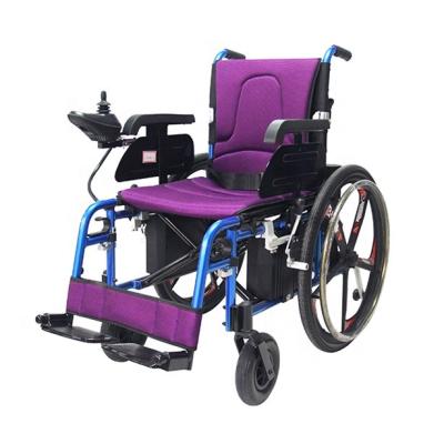 China Medical Equipment Folding Power Used Electric Wheelchair For 120KG Disabled for sale