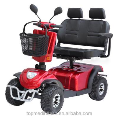 China Best Selling Products Handicapped Double Seat Electric Golf Mobility Scooter For Older 280Kg / 616lbs for sale