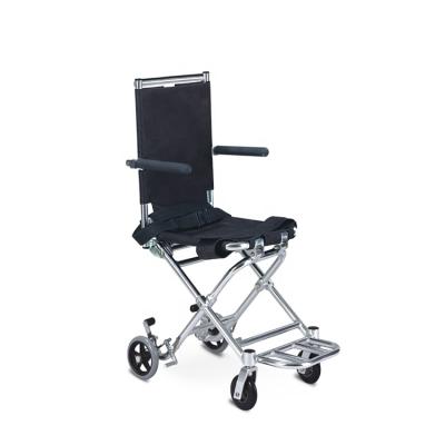 China Lightweight Transit Transfer Patient Travel Transport Wheelchair 100kg for sale