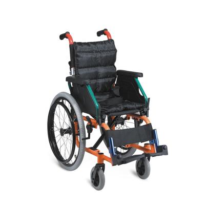 China Medical Pediatric Equipment Children Aluminum Manual Wheelchair 75kg for sale