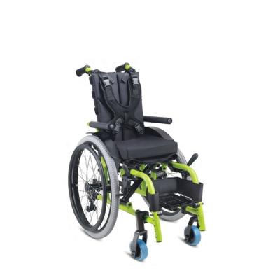 China Medical Device Aluminum Manual Children Wheelchair 75kg for sale