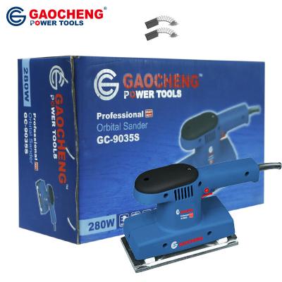 China Gaocheng 9035S 280W Sander Electric Corded Random Orbital Wood/Metal Rotary Sander for Woodworking and Metal for sale