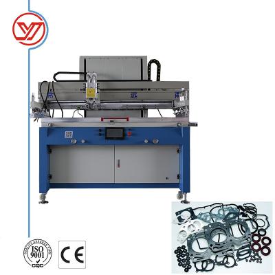 China High Precision Flatbed Screen Printing Machine / Head Gasket Screen Printing Press for sale