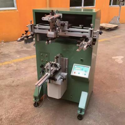 China Semi Auto Curved Surface Printing Machine / Cylindrical Screen Printing Machine for sale