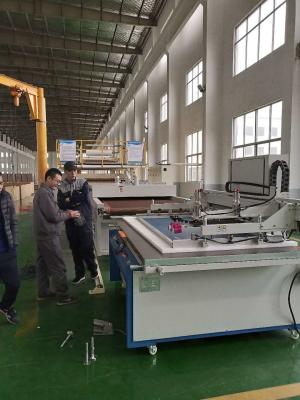 China Semi Auto Flat Screen Printing Machine With Electric Vertical Up And Down for sale