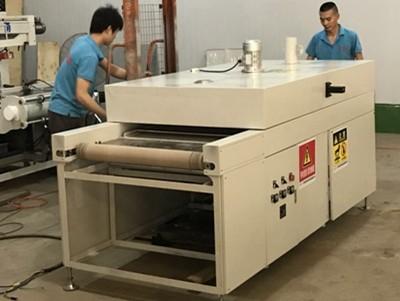 China Non Woven Fabric Printing Machine For Conveyor Belt Dryer  /  Large IR Conveyor Dryer Oven For LGP for sale