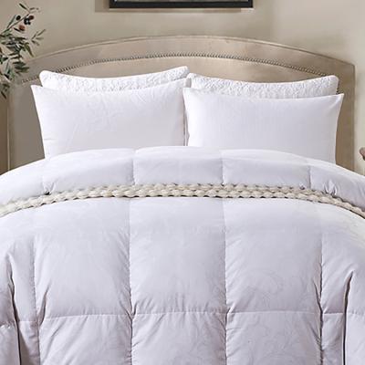 China Home Sale Warm White Cotton Super Heavy Large Quilted Luxury Down Duvet Goose Down for sale