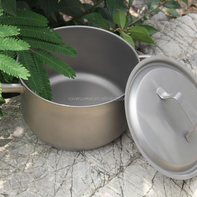 China Outdoor Accessories Soup Pot Online High Quality Titanium Outdoor Titanium Set Ultra Weight Manufacturing for sale