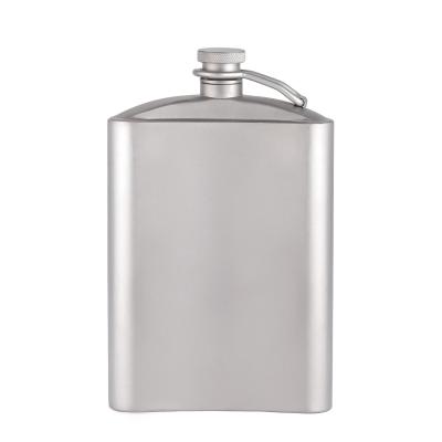 China Waterproof Outdoor Hip Flask Titanium Outdoor Camping Flask Alcohol Whiskey Wine Jug For Hiking Fishing Picnic Hiking for sale