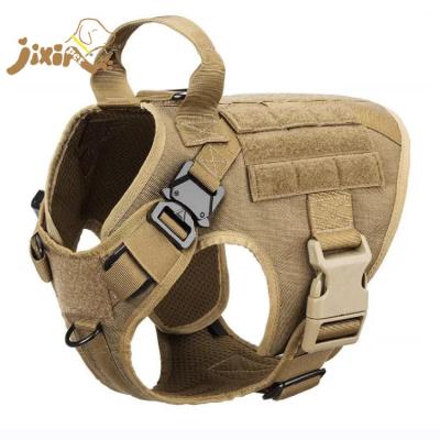 China Military Tactical Adjustable Padded No Pull Dog Vest Harness for sale