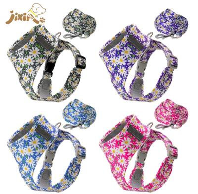 China Fashion New Style Reflective High Quality Soft Pet Breast Strap Harness Purple Dog Vest For Sale for sale