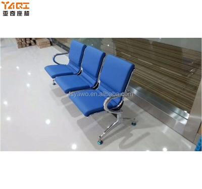 China Metal Chair Good Quality Barber Waiting Chairs (YA-25AT) PU Thick Cushion for sale