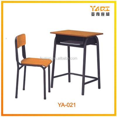 China Adjustable School Kids Study Desk And Chair Student Used School Furniture for sale