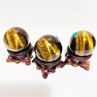 China Wholesale High Quality Natural Healing Crystal Tiger Eye Sphere Crystal Stone Ball From Europe for sale