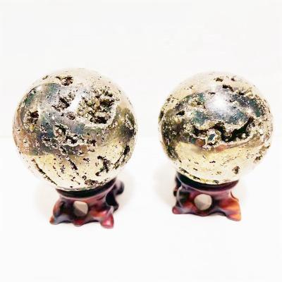 China Wholesale High Quality Europe Small Sphere Pyrite Polished Crystal Crystal Balls For Decoration for sale